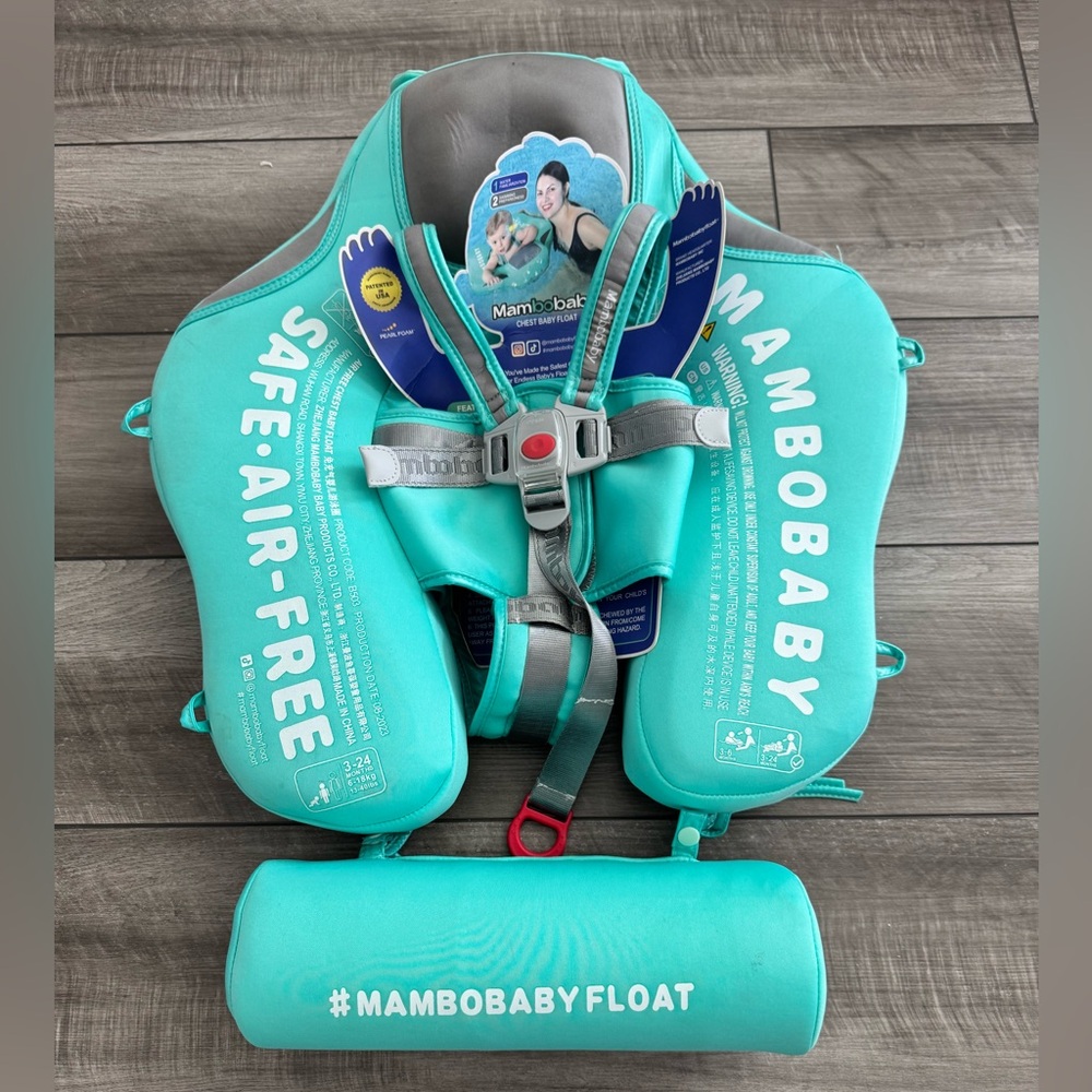 NWT Mambobaby Baby Swim Float - Aqua